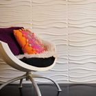 Textured Recycled Decorative 3D Wall Panels / Commercial Wall Board Tile