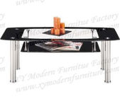 rectangle tempered glass coffee table xyct-008