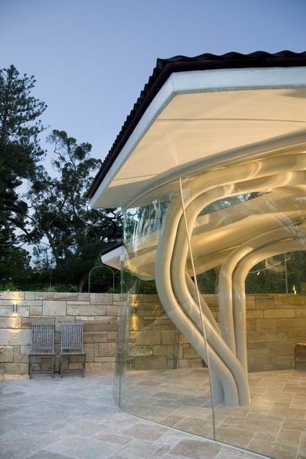 Australia Beach Villa Glass House 17.52mm tempered glass low iron