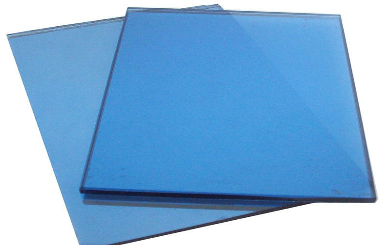 Ocean Blue Colored Glass Panels