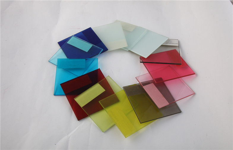 Outdoor Colorful Screen Printed Glass Acid Alkali Resistant