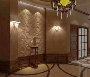 Customized 3D Textured Wall Panels Wedding Hotel Decoration Wall Paper