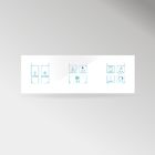 Tempered Glass Panel Touch Screen Light Switch Hotel touch control wall switch SWL-29
