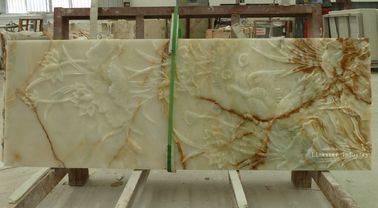 Natural onyx 3d decorative wall paneling