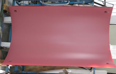 Colored Flat / Curved Tempered Glass For Skylight Decorative CE