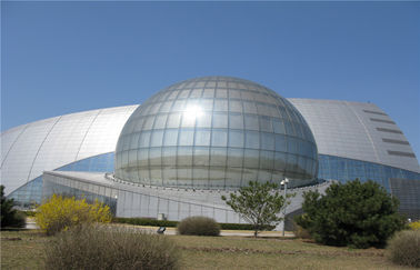 3mm - 19mm Curved Tempered Glass Sheets , Spherical Float Glass