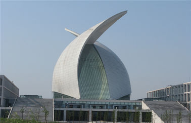 3mm - 19mm Curved Tempered Glass Sheets , Spherical Float Glass