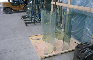 Heat Resistant Curved Tempered Glass 3mm - 25mm For Outdoor Fence