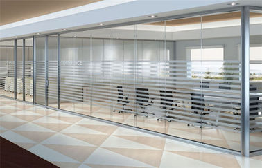 Transparent Safety Tempered Glass Partition 12mm 15mm For Office