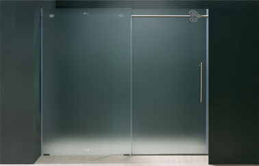 Sandblasted Patterned Decorative Glass Panels For Shower Enclosure