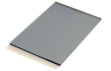Bathroom Colorful Glass Boards , Light Grey Tinted Glass Panels