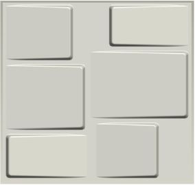 Customized Logo Decorative 3D Textured Wall Panels Colorful  Wallpaper 1.5 cm Thickness