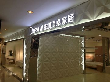 High End External Wall Cladding Custom 3D Wall Panels / 3D Wall Covering Waterproof