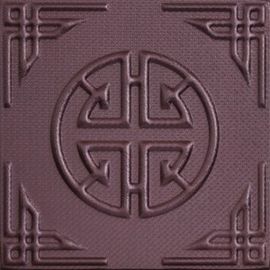 Chinese Style Leather Decorative Wall Paneling 3D Wall Tiles / 3D Wallpapers Eco-friendly