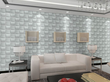 Kitchen / Bathroom PVC 3D Wall Board Modern Home Decorative Wall Paneling 3D Effect