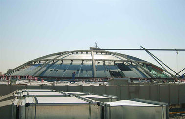 Flat / Curved Double Laminated Safety Glass , Ceiling Reinforced Glass Board