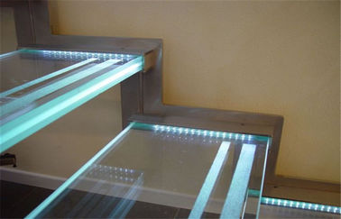 Fire Proof Tempered Laminated Safety Glass For Building Stairs