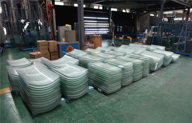 Custom Curved Laminated Safety Glass Ultra Clear For Window / Door