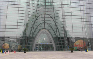 Custom Curved Laminated Safety Glass Ultra Clear For Window / Door