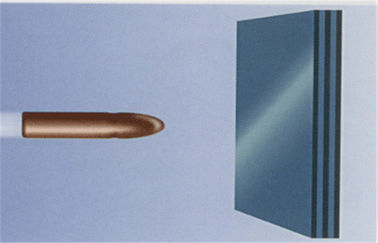 24mm - 30mm Bullet Proof Glass , Bullet Resistant Security Glass Panels