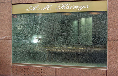 24mm - 30mm Bullet Proof Glass , Bullet Resistant Security Glass Panels