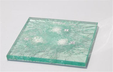 24mm - 30mm Bullet Proof Glass , Bullet Resistant Security Glass Panels