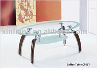 Glass Metal Coffee Tea Table