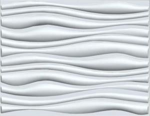 Indoor Wall Panels 3D Decorative Wall Panels 3d Wave Board for KTV / Bar Background
