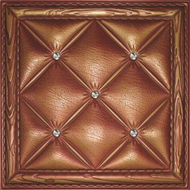 Buffering  Leather Wall Tiles 3D Wall Panels Customized Size for Office / KTV