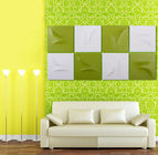 Fashion PU 3D Decorative Wall Panel for Bedroom / Hotel / KTV