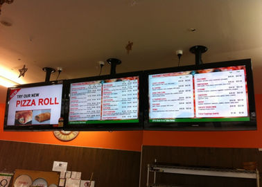 Wall Mount LCD Advertising Display Boards 26" IP65 Android 3G WIFI Network