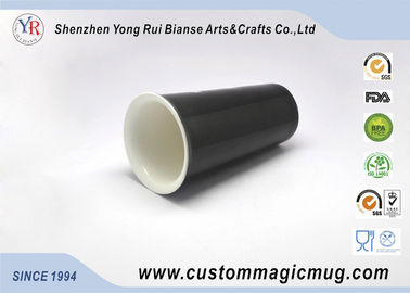 Color Changing Ceramic Double Walled Travel Mug Provied Customized Logo Pringting