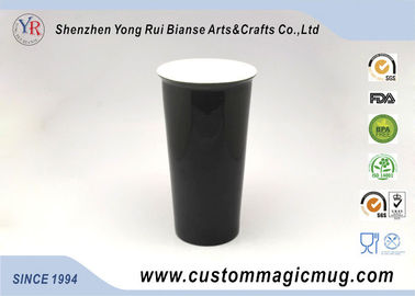 Color Changing Ceramic Double Walled Travel Mug Provied Customized Logo Pringting