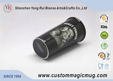 Color Changing Ceramic Double Walled Travel Mug Provied Customized Logo Pringting
