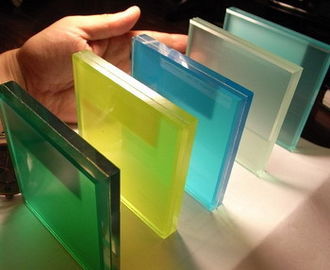 Opaque Laminated Safety Glass Tinted Pvb Interlayer Laminated Glass