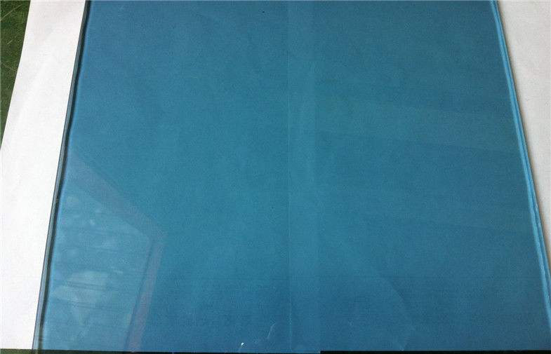 Ocean Blue Colored Glass Panels , 4mm - 25mm Stained Glass Sheet