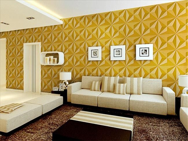 Artificial Stack Stone 3D Decorative Wall Panels / Textured Wall Decoration Material for Home