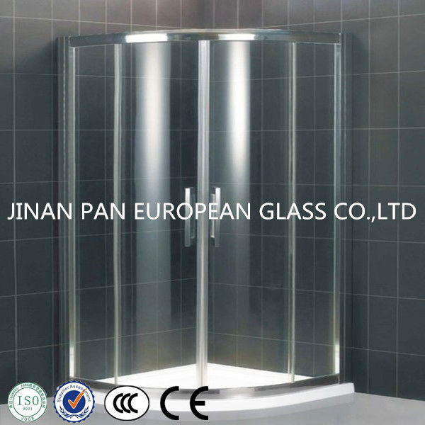High strength frosted tempered glass bathroom door
