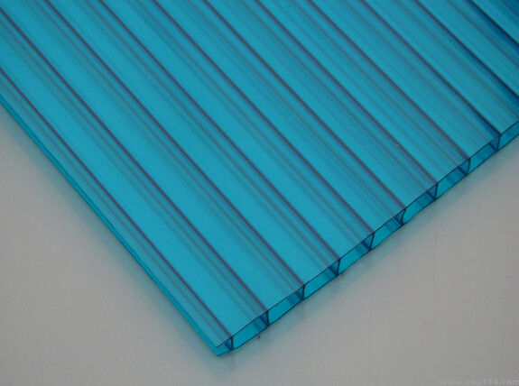 ASA Coated Anti Scratchs Sun Polycarbonate Hollow Sheet for department store