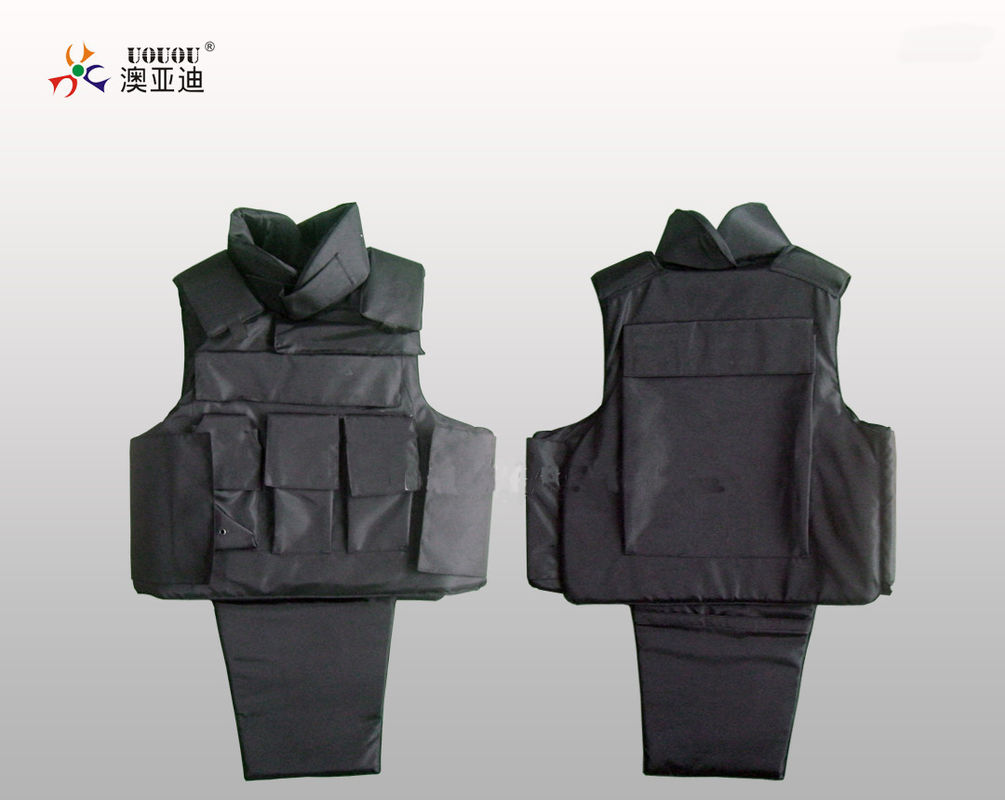 Custom PE or Aramid and 600D oxford cloth, Black Bulletproof Vest, Bulletproof Products