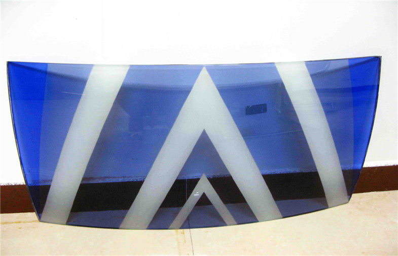 Tempered Screen Printed Glass , Sound Proof Curved Toughened Glass