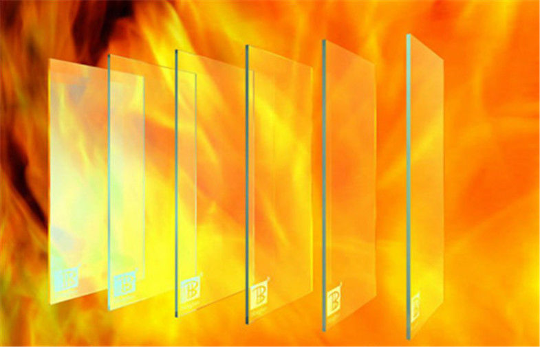 High Strength Fire Resistant Glass 1000℃ For Doors And Windows