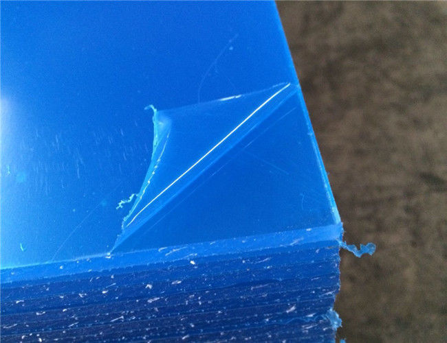 Decorative 4mm Frosted PMMA Acrylic Sheet Clear Blue , Custom Size