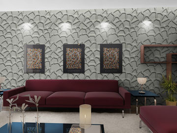 Fashion Wall Art  3D Living Room Wallpaper , Modern 3D Wall Panel for Sofa Background